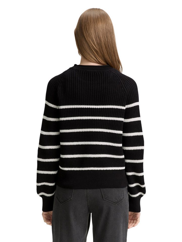 TOM TAILOR Denim Strickpullover mit Strick-Struktur – Bild 2 von 5