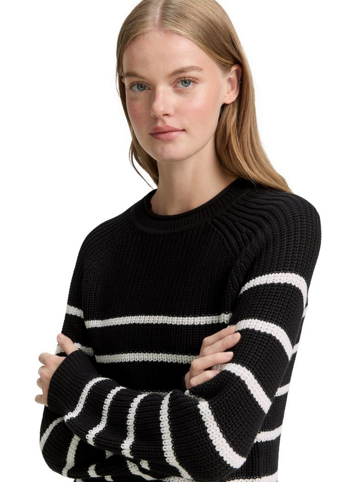 TOM TAILOR Denim Strickpullover mit Strick-Struktur – Bild 3 von 5