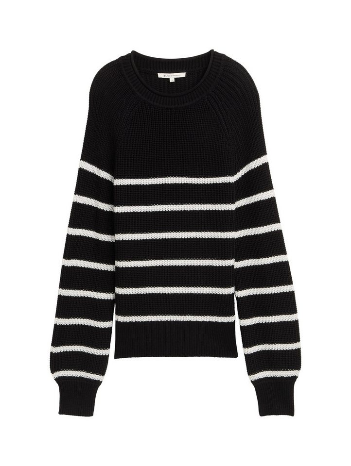 TOM TAILOR Denim Strickpullover mit Strick-Struktur – Bild 5 von 5