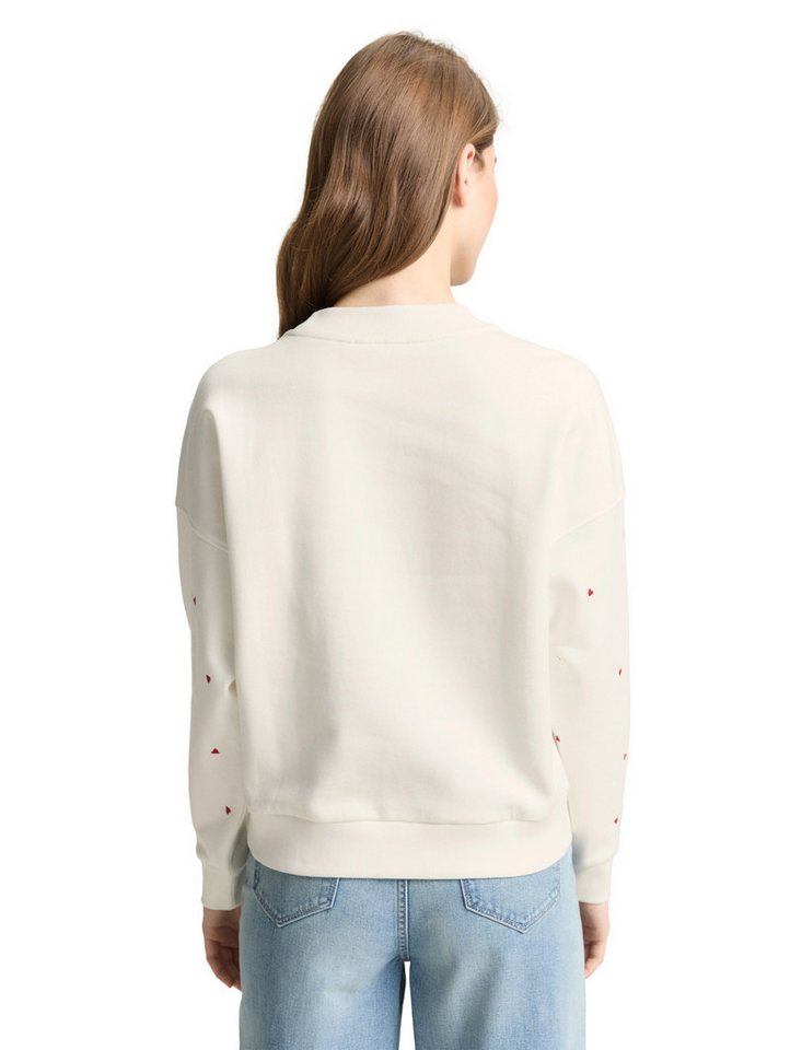 TOM TAILOR Denim Sweatshirt mit All-Over Print – Bild 2 von 5