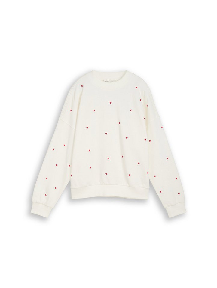 TOM TAILOR Denim Sweatshirt mit All-Over Print – Bild 5 von 5