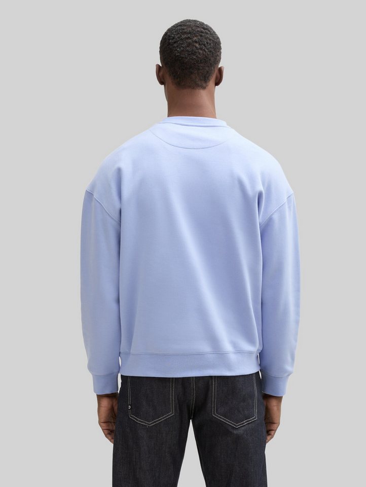 TOM TAILOR Denim Sweatshirt Strick & Sweatshirts Relaxed Sweatshirt mit Logo-Print – Bild 3 von 5