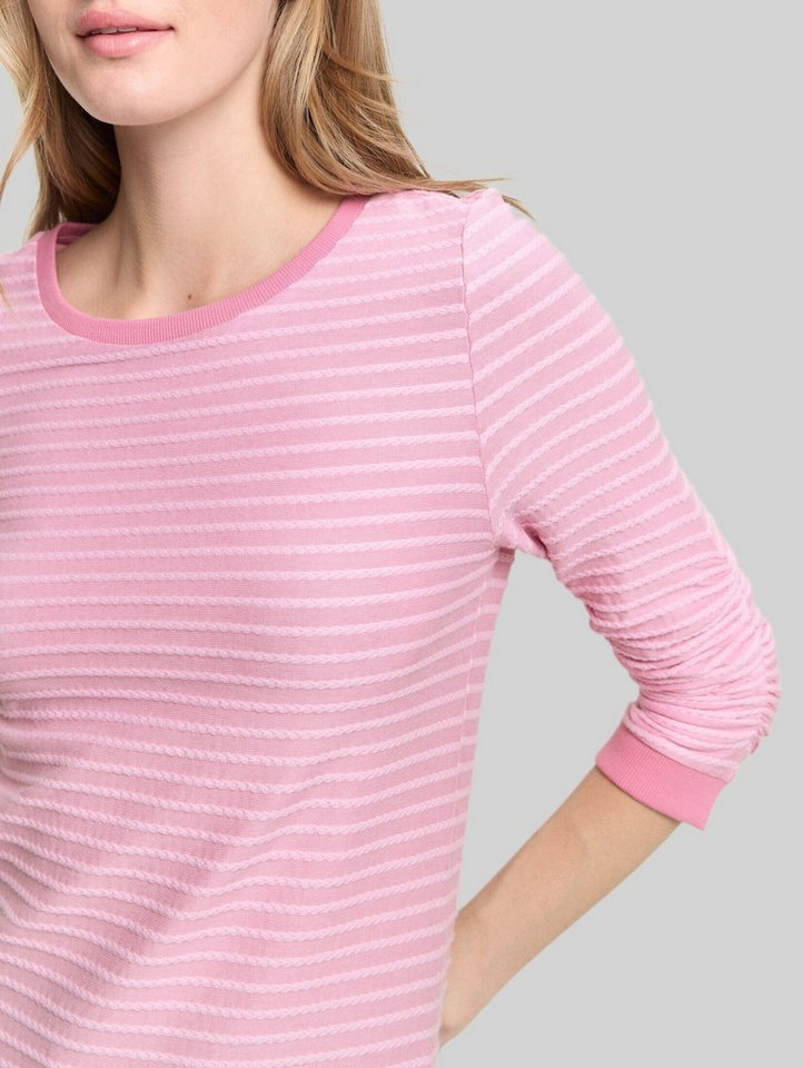 TOM TAILOR Denim Sweatshirt Strick & Sweatshirts Sweatshirt mit Streifenmuster – Bild 4 von 5
