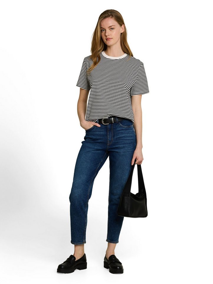 TOM TAILOR Denim T-Shirt mit Streifen Muster – Bild 4 von 5