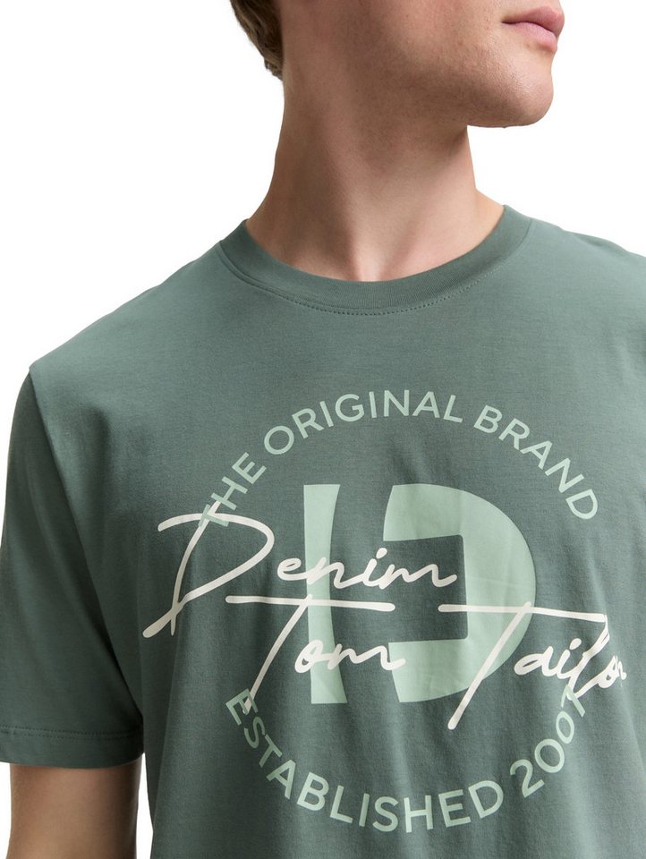 TOM TAILOR Denim T-Shirt (Packung, 3-tlg) mit Print – Bild 4 von 5