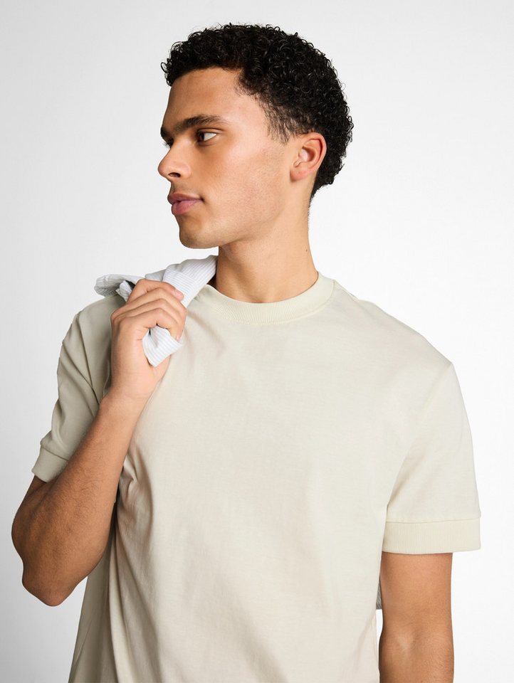 TOM TAILOR Denim T-Shirt unifarben – Bild 3 von 5