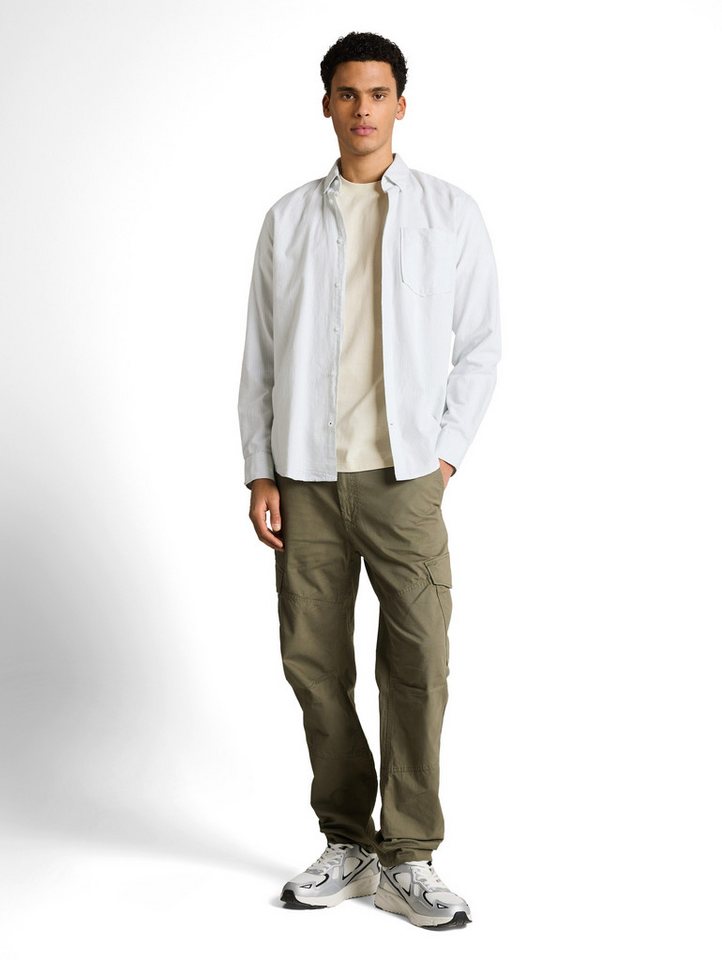 TOM TAILOR Denim T-Shirt unifarben – Bild 4 von 5