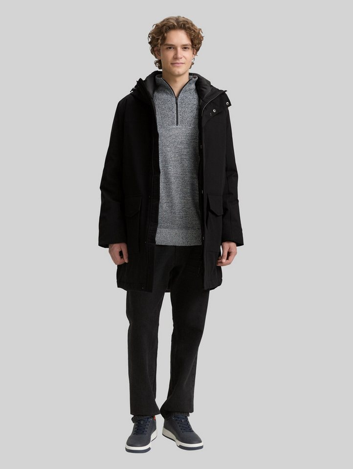 TOM TAILOR Denim Wintermantel Jacken Parka mit wasserabweisender Funktion – Bild 5 von 5