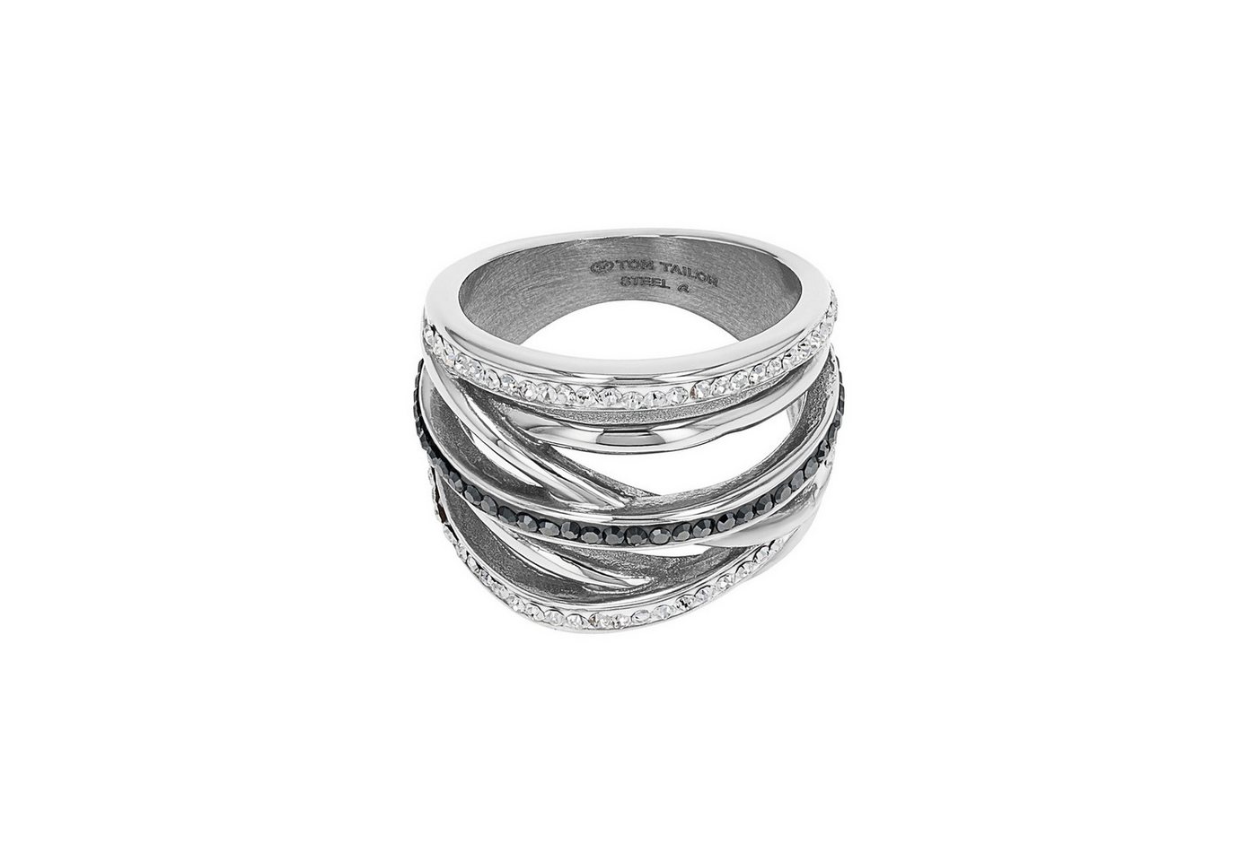 TOM TAILOR Fingerring, mit Kristallstein (synth) – Bild 2 von 5