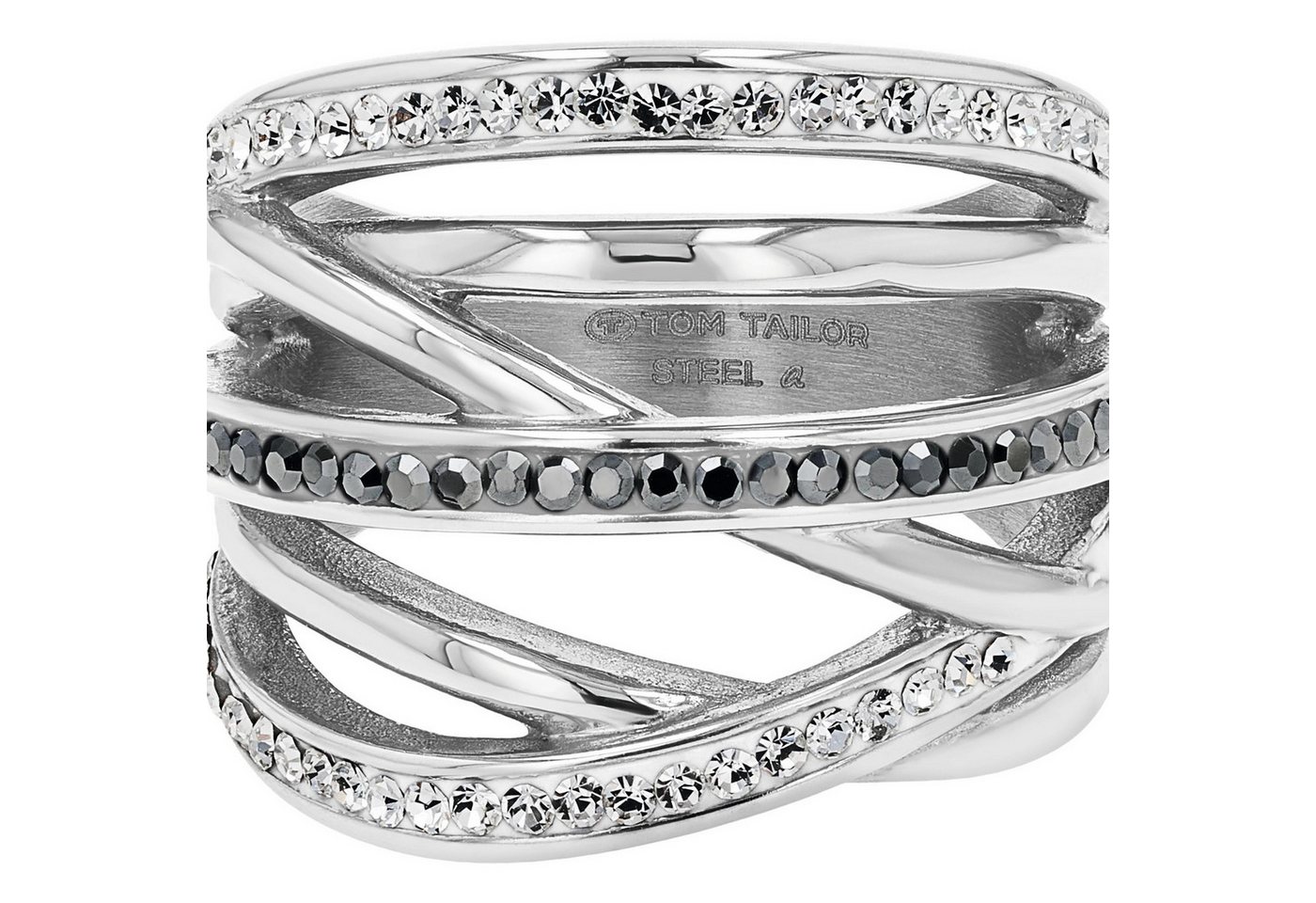 TOM TAILOR Fingerring, mit Kristallstein (synth) – Bild 4 von 5