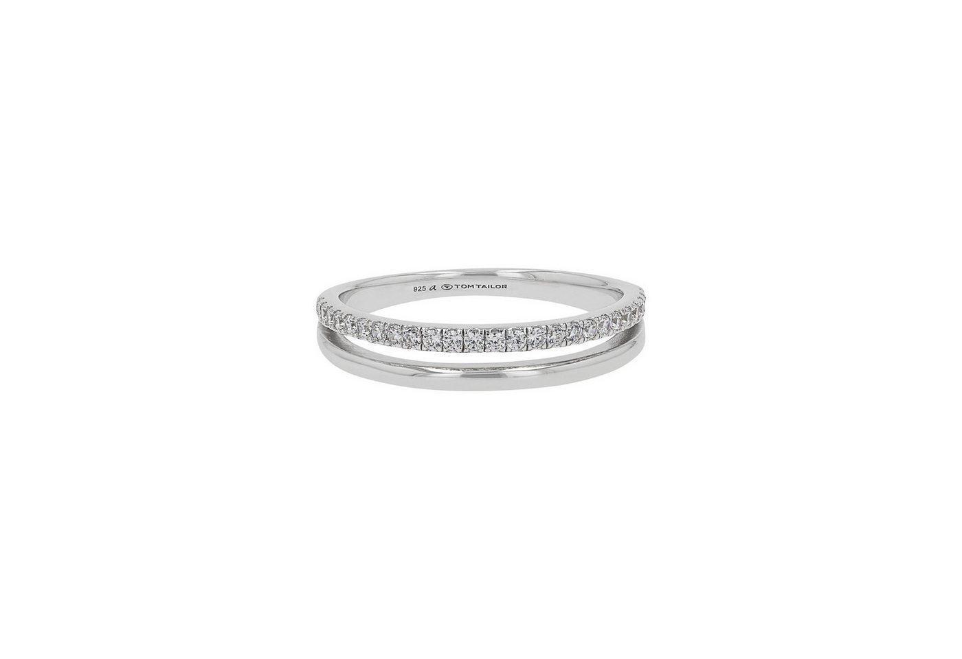 TOM TAILOR Fingerring Schmuck Geschenk Silber 925, mit Zirkonia (synth) – Bild 2 von 5