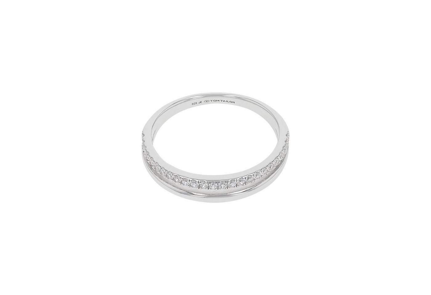 TOM TAILOR Fingerring Schmuck Geschenk Silber 925, mit Zirkonia (synth) – Bild 3 von 5
