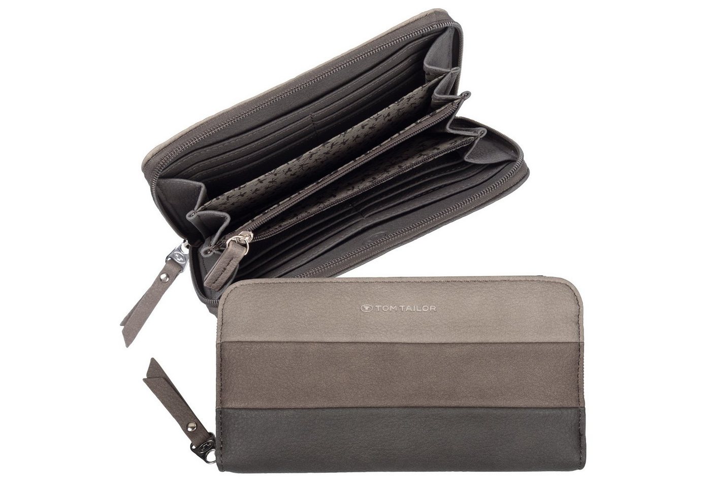 TOM TAILOR Geldbörse ELLEN Long zip wallet, im modischen Streifendesign – Bild 2 von 3