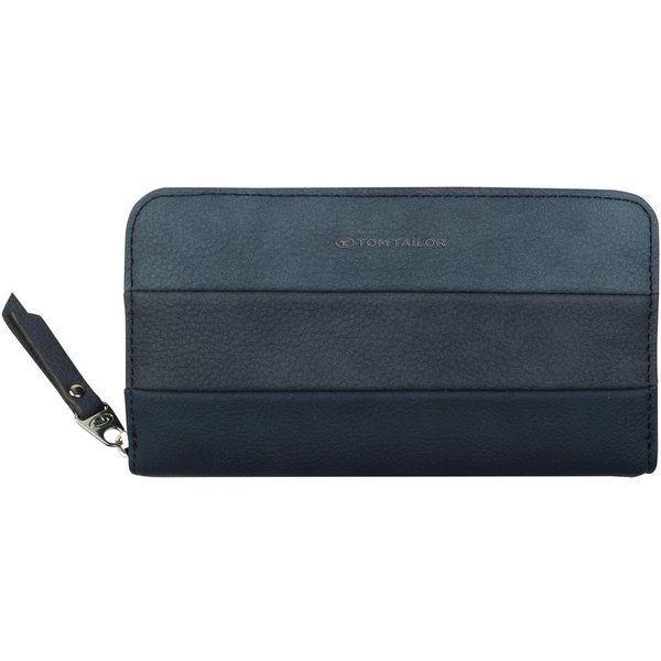TOM TAILOR Geldbörse ELLEN Long zip wallet, im modischen Streifendesign