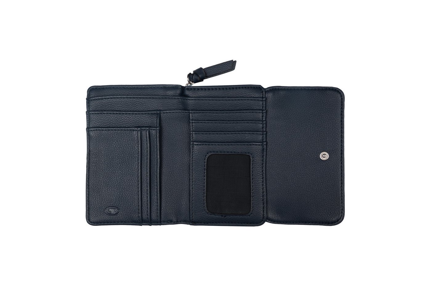 TOM TAILOR Geldbörse Juna, aus soft genarbtem ledrigen Material mit glänzenden Metall-Accessoires – Bild 4 von 4