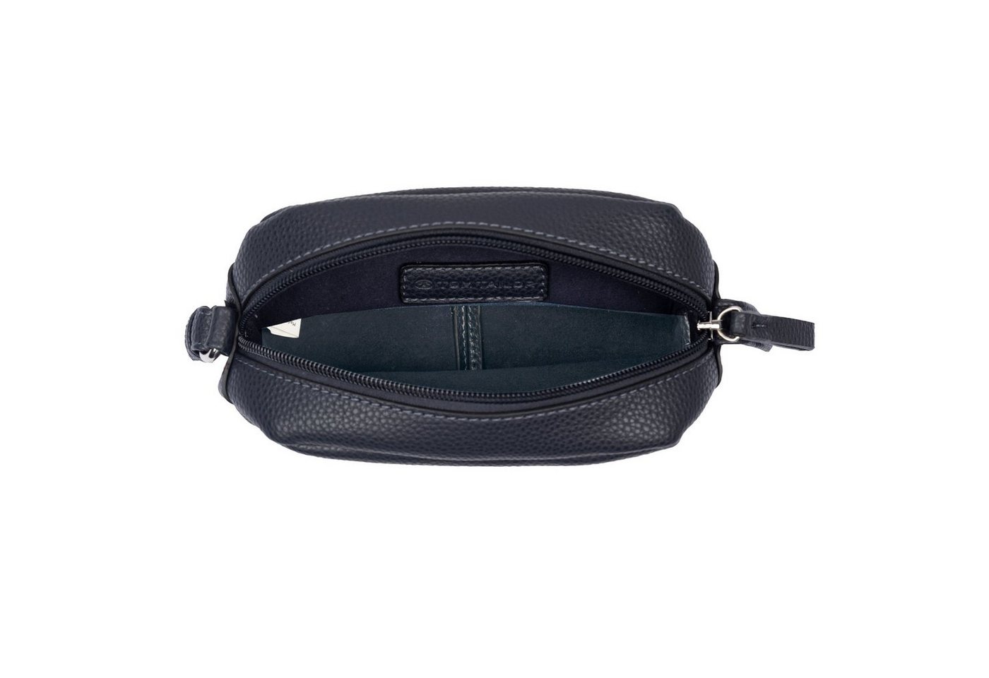 TOM TAILOR Handtasche Elis, aus weich gekörntem Lederimitat auffällige Ziernaht und feinem Logo – Bild 3 von 3