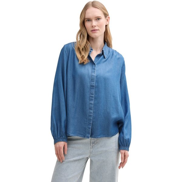 TOM TAILOR Hemdbluse mit Kent Kragen