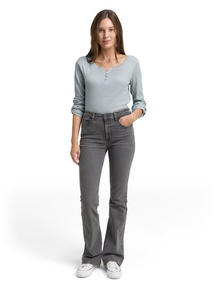 TOM TAILOR Henleyshirt mit Turn-Up-Arm – Bild 4 von 5
