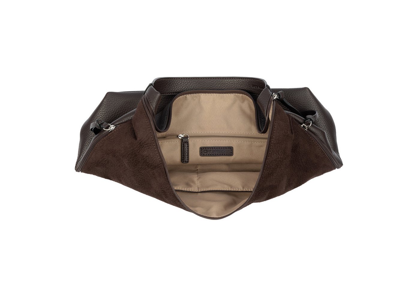 TOM TAILOR Hobo Aiana, Damen Handtasche, mit Fransen-Reißverschluss – Bild 4 von 5