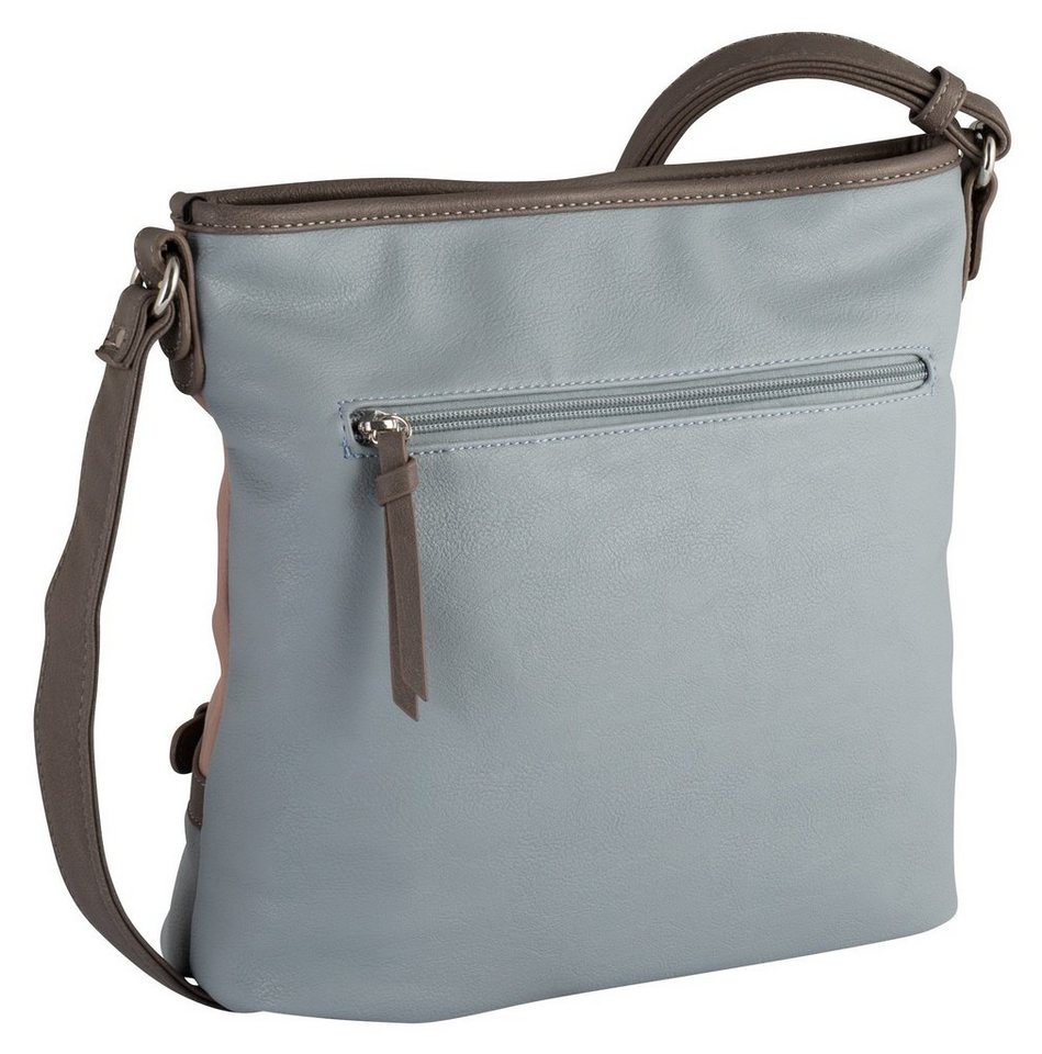 TOM TAILOR Hobo Juna, aus soft genarbtem ledrigen Material mit glänzenden Metall-Accessoires – Bild 3 von 5