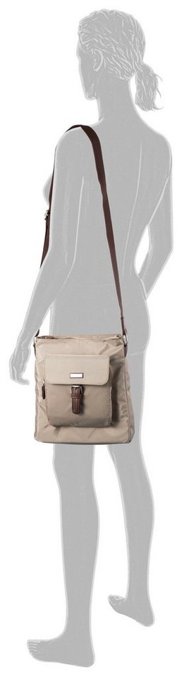 TOM TAILOR Hobo Rina, aus leichtgewichtigem Nylon und aufwändig gewebten Gurtband – Bild 2 von 4