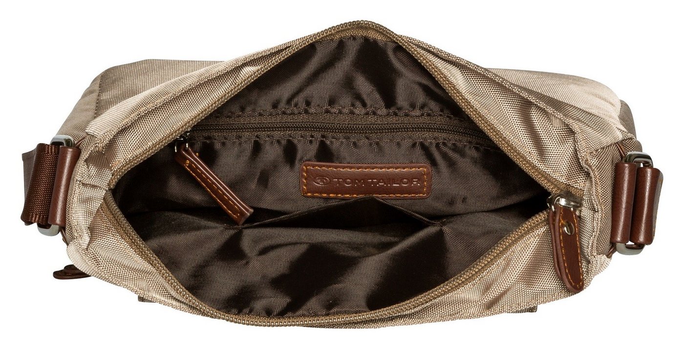 TOM TAILOR Hobo Rina, aus leichtgewichtigem Nylon und aufwändig gewebten Gurtband – Bild 4 von 4