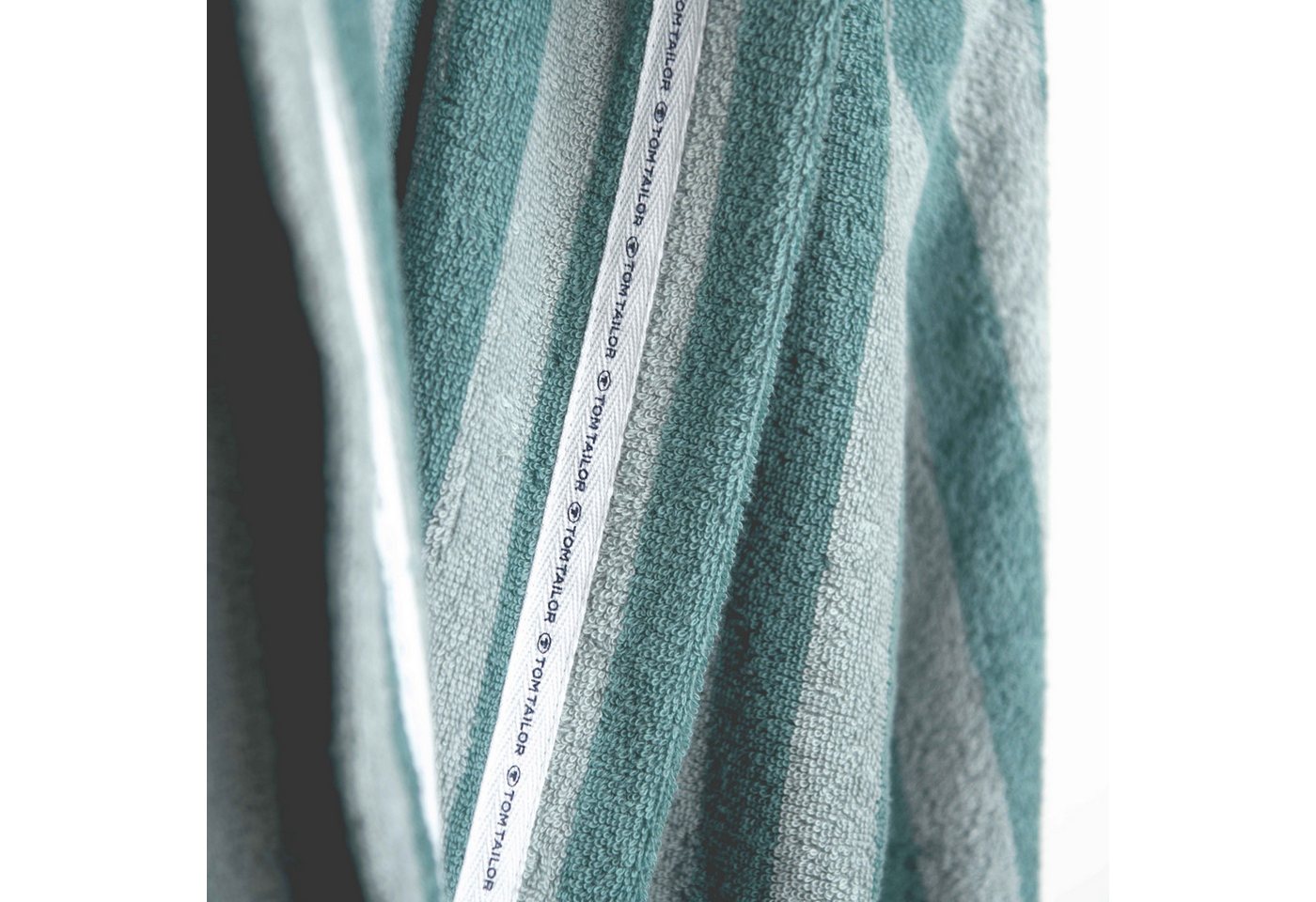 TOM TAILOR HOME Bademantel Bademantel CLASSIC BATH, Langform, Frottier, Kapuze – Bild 5 von 5