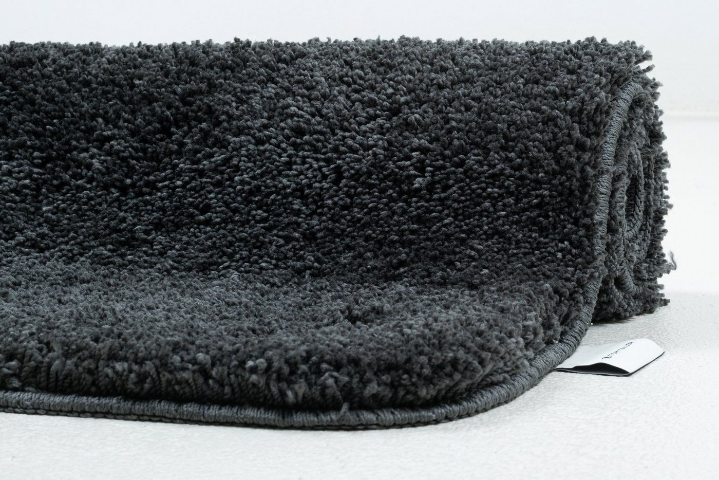 TOM TAILOR HOME Badematte Cozy Bath UNI, Badvorleger, Badezimmer Teppich, Höhe 27 mm, rutschhemmend beschichtet, fußbodenheizungsgeeignet, Polyester, rechteckig – Bild 5 von 5