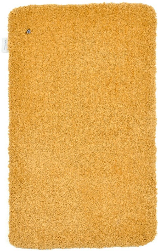 TOM TAILOR HOME Badematte Cozy Bath UNI, Badvorleger, Badezimmer Teppich, Höhe 27 mm, rutschhemmend beschichtet, fußbodenheizungsgeeignet, Polyester, rechteckig – Bild 2 von 5