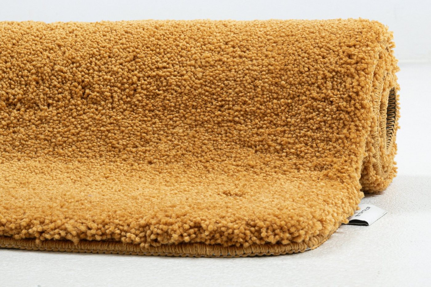 TOM TAILOR HOME Badematte Cozy Bath UNI, Badvorleger, Badezimmer Teppich, Höhe 27 mm, rutschhemmend beschichtet, fußbodenheizungsgeeignet, Polyester, rechteckig – Bild 5 von 5