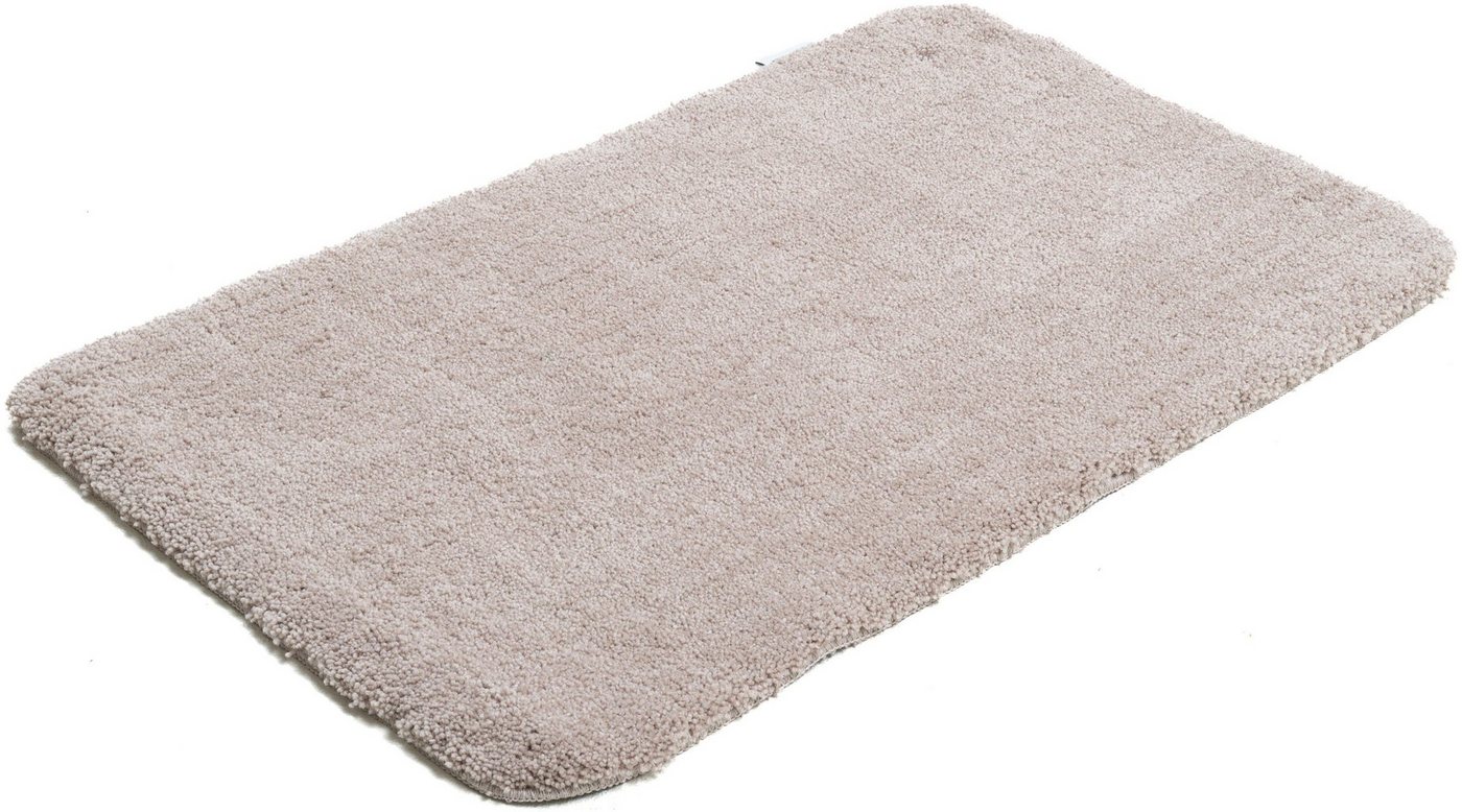 TOM TAILOR HOME Badematte Cozy Bath UNI, Badvorleger, Badezimmer Teppich, Höhe 27 mm, rutschhemmend beschichtet, fußbodenheizungsgeeignet, Polyester, rechteckig – Bild 4 von 5