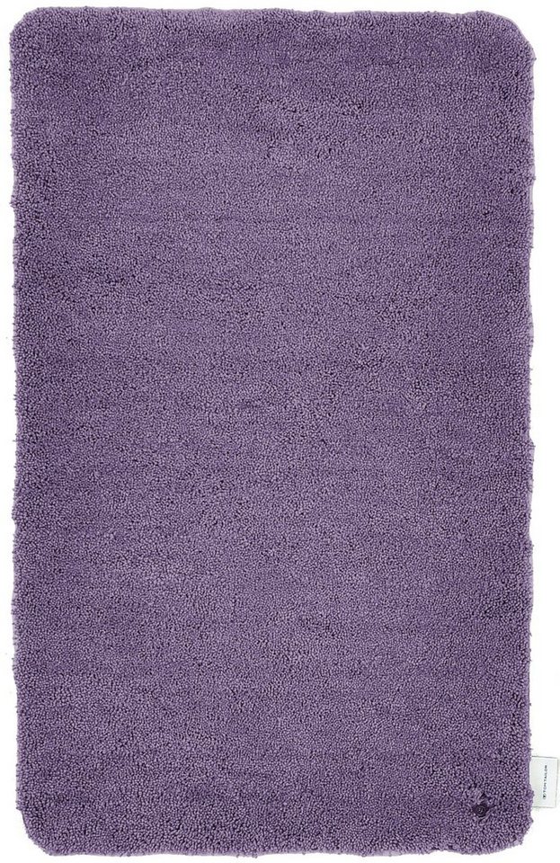 TOM TAILOR HOME Badematte Cozy Bath UNI, Badvorleger, Badezimmer Teppich, Höhe 27 mm, rutschhemmend beschichtet, fußbodenheizungsgeeignet, Polyester, rechteckig – Bild 2 von 5