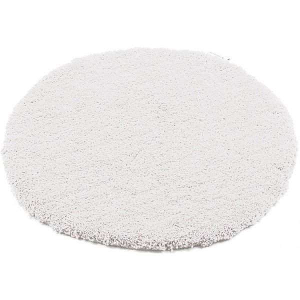 TOM TAILOR HOME Badematte Cozy Bath UNI, Badvorleger, Badezimmer Teppich, Höhe 27 mm, rutschhemmend beschichtet, fußbodenheizungsgeeignet, Polyester, rund, Badt