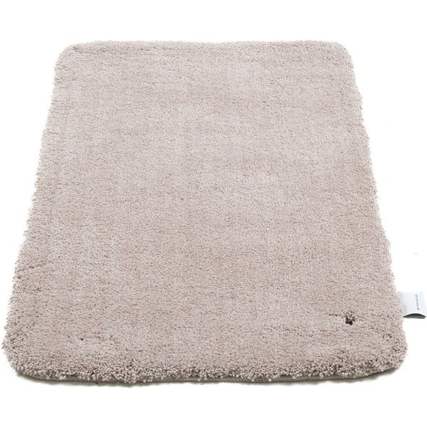 TOM TAILOR HOME Badematte Cozy Bath UNI, Badvorleger, Badezimmer Teppich, Höhe 27 mm, rutschhemmend beschichtet, fußbodenheizungsgeeignet, Polyester, rechteckig