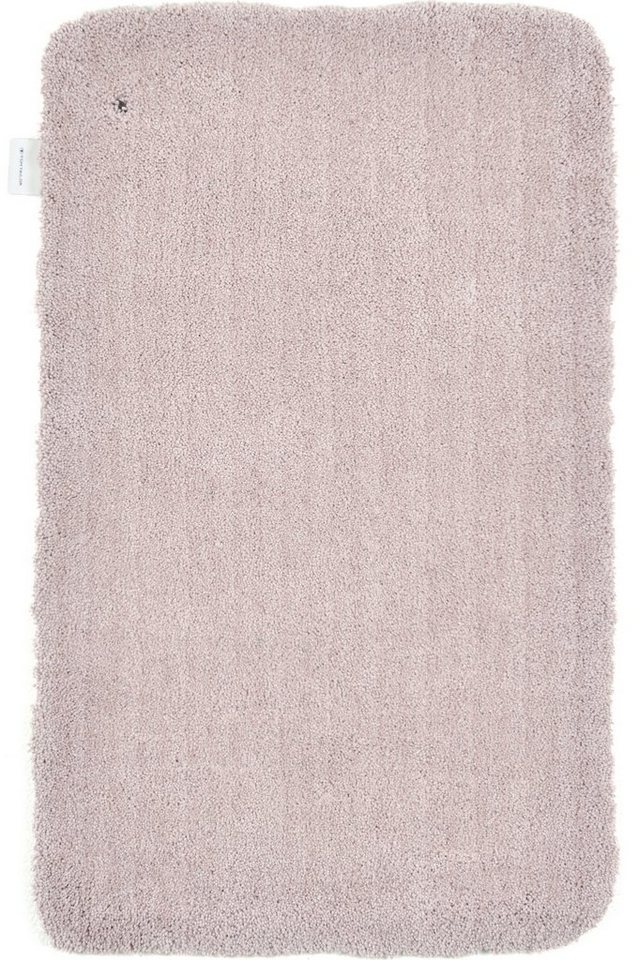 TOM TAILOR HOME Badematte Cozy Bath UNI, Badvorleger, Badezimmer Teppich, Höhe 27 mm, rutschhemmend beschichtet, fußbodenheizungsgeeignet, Polyester, rechteckig – Bild 2 von 5