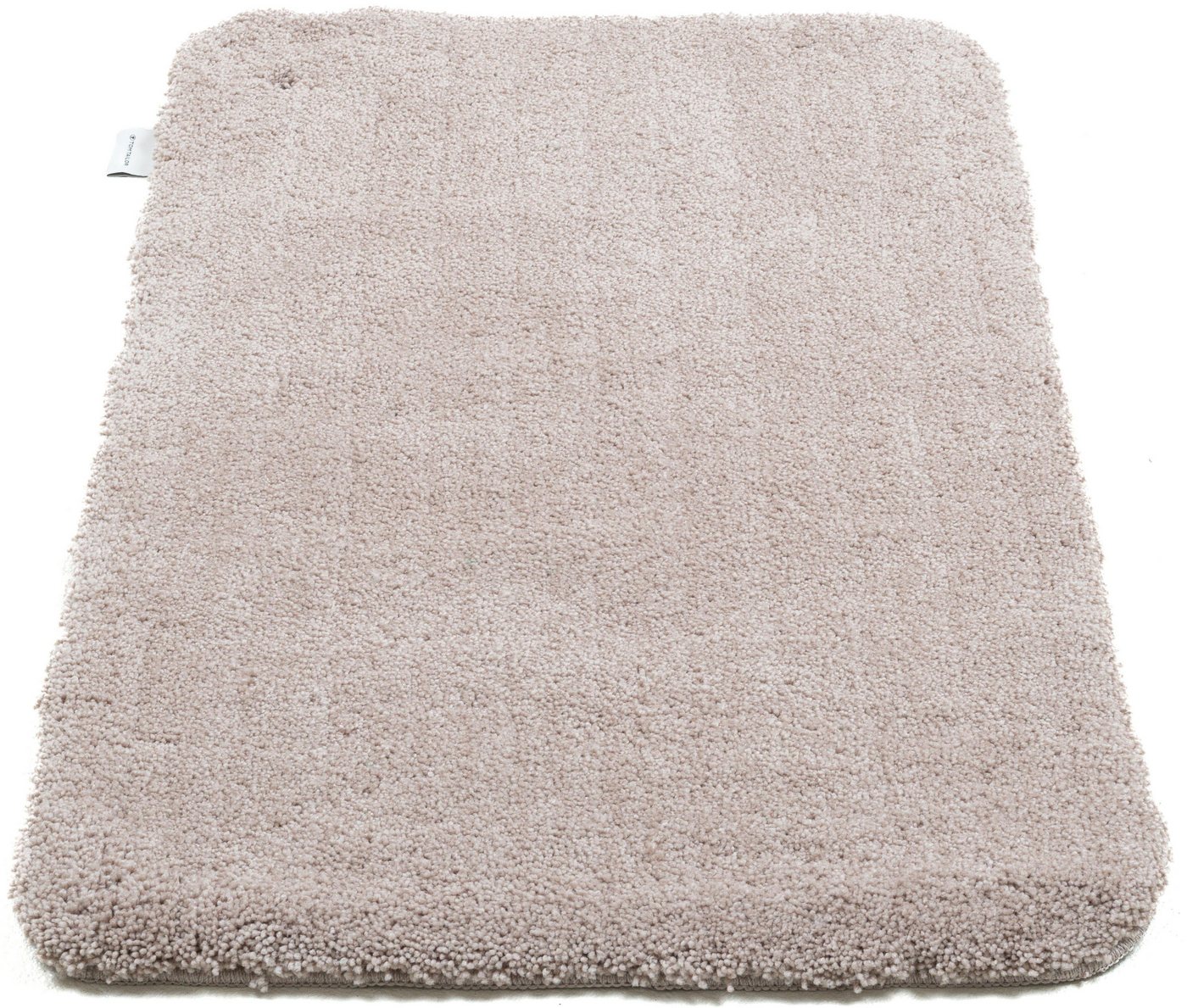 TOM TAILOR HOME Badematte Cozy Bath UNI, Badvorleger, Badezimmer Teppich, Höhe 27 mm, rutschhemmend beschichtet, fußbodenheizungsgeeignet, Polyester, rechteckig – Bild 3 von 5