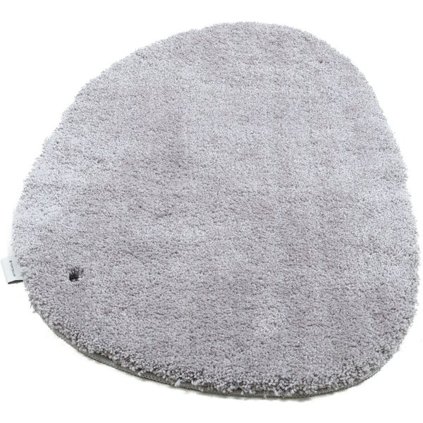 TOM TAILOR HOME Badematte Cozy Bath UNI, Badvorleger, Badezimmer Teppich, Höhe 27 mm, rutschhemmend beschichtet, fußbodenheizungsgeeignet, Polyester, oval, Badt