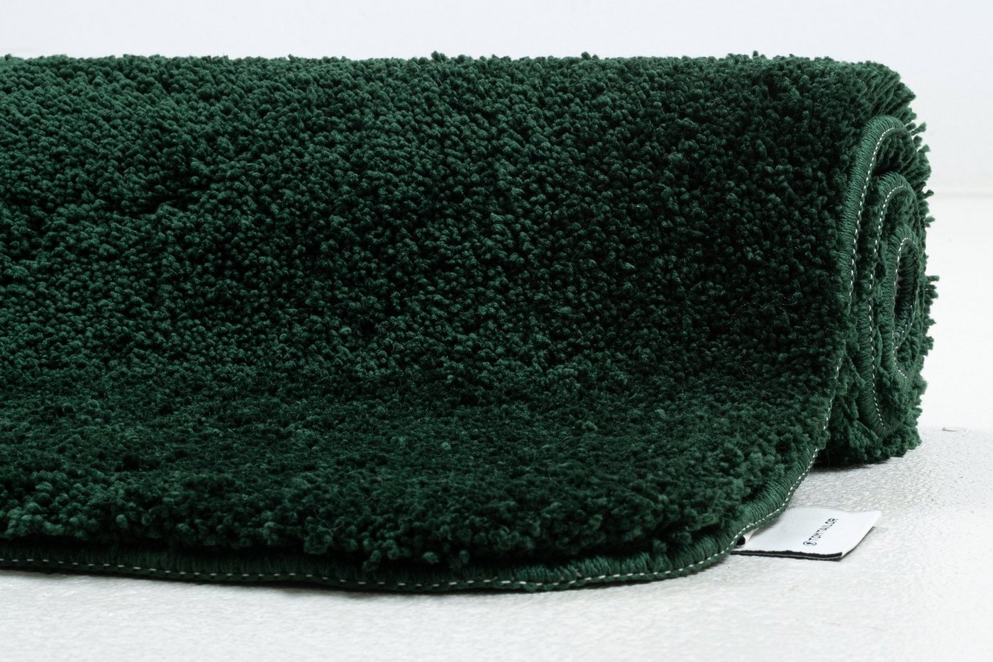 TOM TAILOR HOME Badematte Cozy Bath UNI, Badvorleger, Badezimmer Teppich, Höhe 27 mm, rutschhemmend beschichtet, fußbodenheizungsgeeignet, Polyester, rechteckig – Bild 5 von 5
