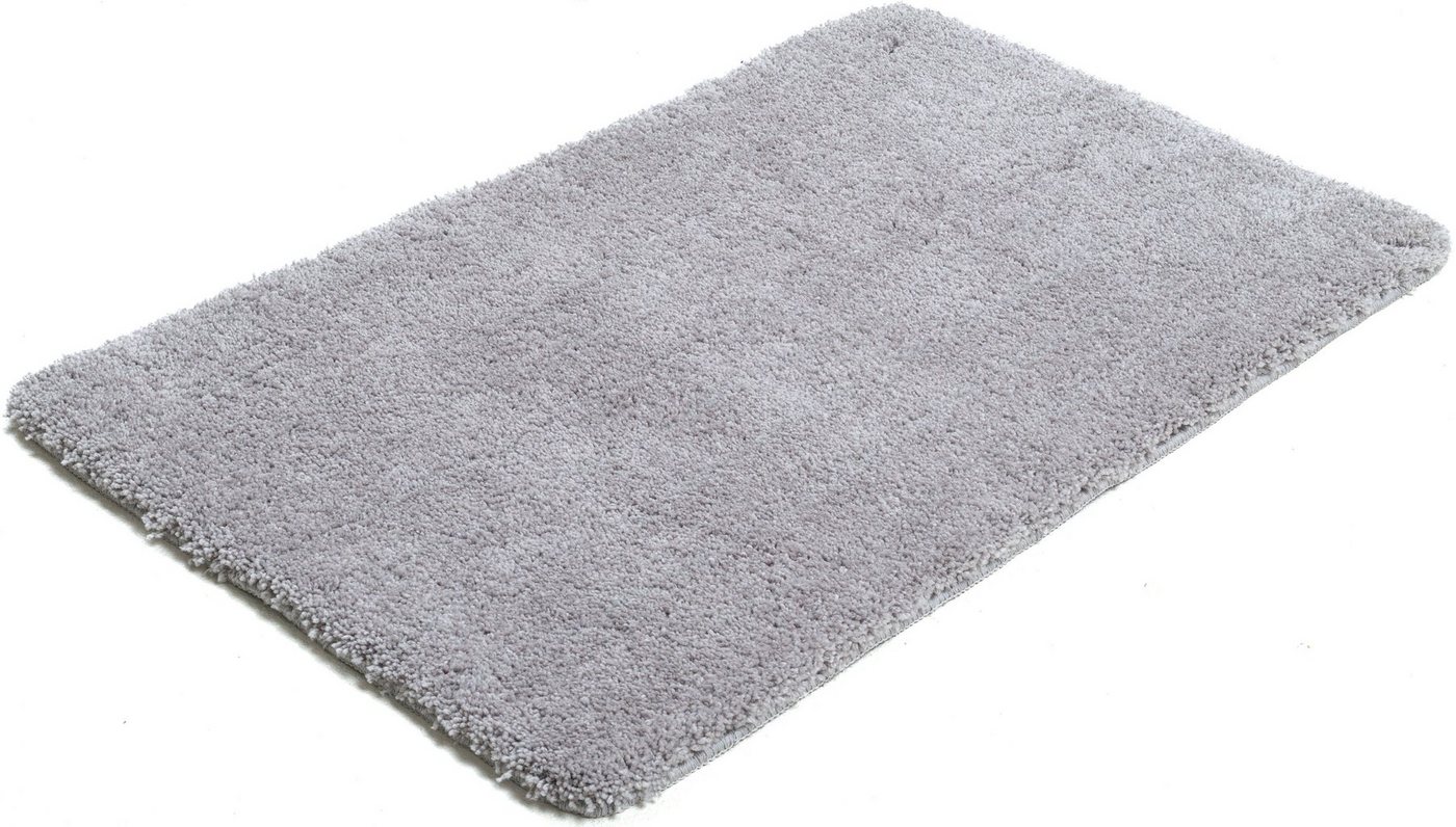 TOM TAILOR HOME Badematte Cozy Bath UNI, Badvorleger, Badezimmer Teppich, Höhe 27 mm, rutschhemmend beschichtet, fußbodenheizungsgeeignet, Polyester, rechteckig – Bild 4 von 5