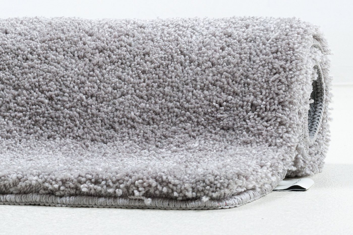 TOM TAILOR HOME Badematte Cozy Bath UNI, Badvorleger, Badezimmer Teppich, Höhe 27 mm, rutschhemmend beschichtet, fußbodenheizungsgeeignet, Polyester, rechteckig – Bild 5 von 5