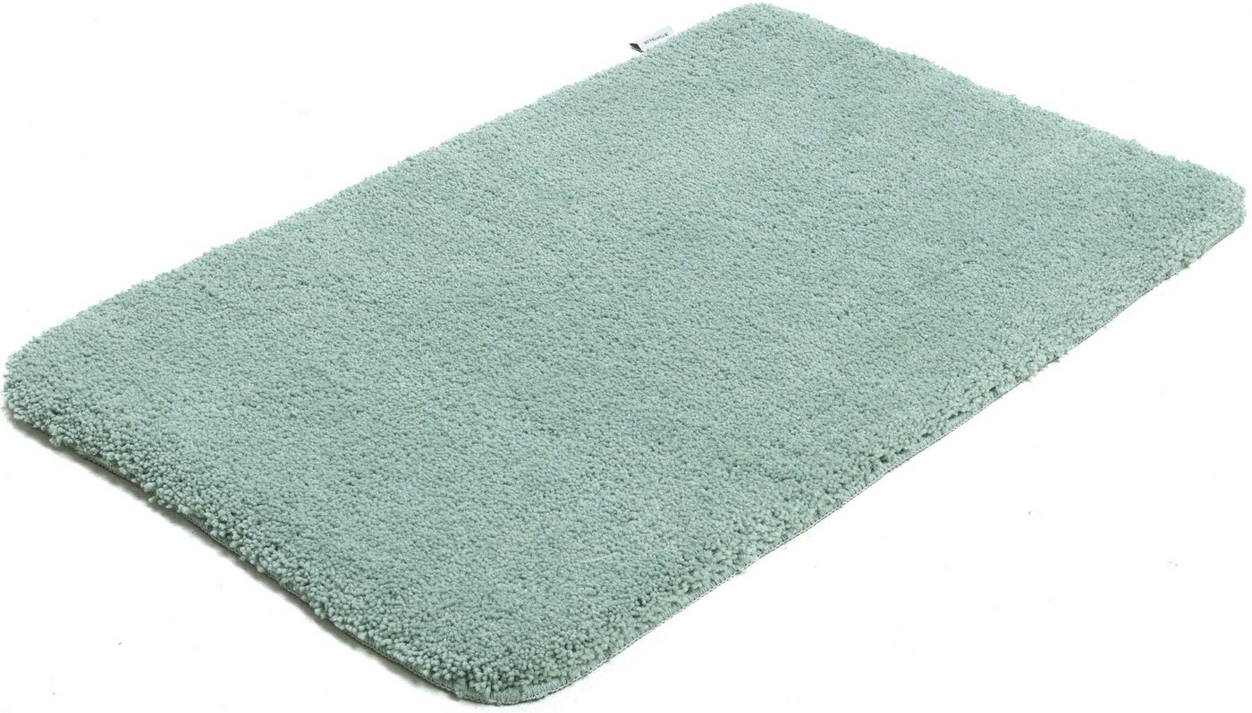 TOM TAILOR HOME Badematte Cozy Bath UNI, Badvorleger, Badezimmer Teppich, Höhe 27 mm, rutschhemmend beschichtet, fußbodenheizungsgeeignet, Polyester, rechteckig – Bild 4 von 5