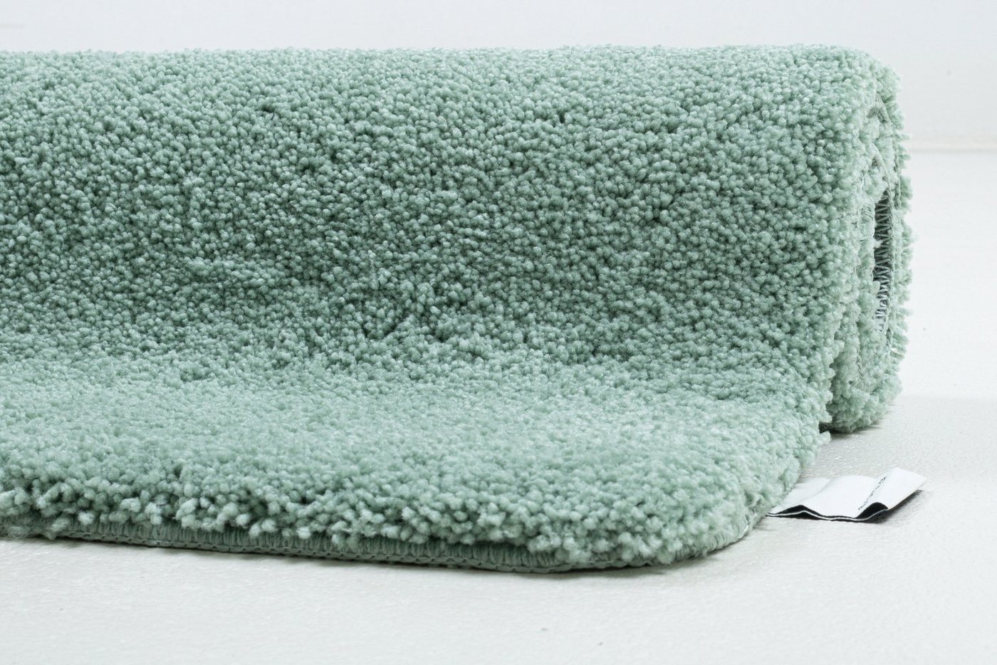 TOM TAILOR HOME Badematte Cozy Bath UNI, Badvorleger, Badezimmer Teppich, Höhe 27 mm, rutschhemmend beschichtet, fußbodenheizungsgeeignet, Polyester, rechteckig – Bild 5 von 5
