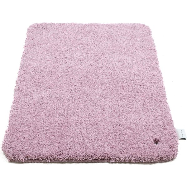 TOM TAILOR HOME Badematte Cozy Bath UNI, Badvorleger, Badezimmer Teppich, Höhe 27 mm, rutschhemmend beschichtet, fußbodenheizungsgeeignet, Polyester, rechteckig