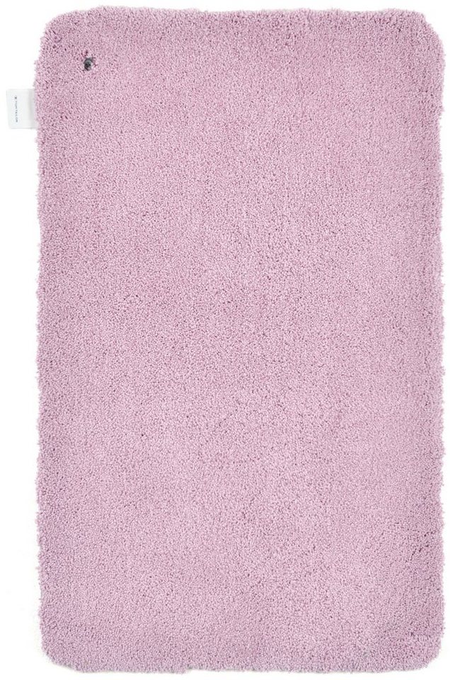 TOM TAILOR HOME Badematte Cozy Bath UNI, Badvorleger, Badezimmer Teppich, Höhe 27 mm, rutschhemmend beschichtet, fußbodenheizungsgeeignet, Polyester, rechteckig – Bild 2 von 5
