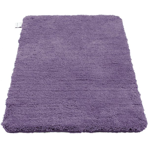 TOM TAILOR HOME Badematte Cozy Bath UNI, Badvorleger, Badezimmer Teppich, Höhe 27 mm, rutschhemmend beschichtet, fußbodenheizungsgeeignet, Polyester, rechteckig
