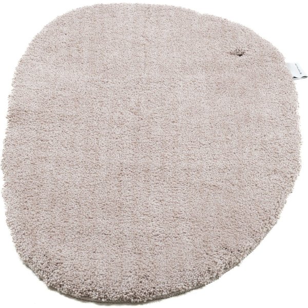 TOM TAILOR HOME Badematte Cozy Bath UNI, Badvorleger, Badezimmer Teppich, Höhe 27 mm, rutschhemmend beschichtet, fußbodenheizungsgeeignet, Polyester, oval, Badt