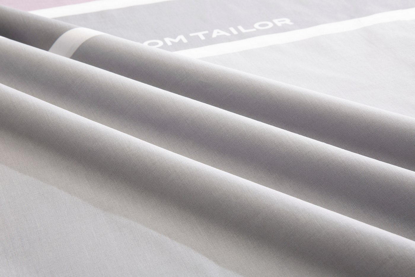 TOM TAILOR HOME Bettwäsche Felix in Gr. 135x200 oder 155x220 cm, Renforcé, 3 teilig, mit GRATIS-Zugabe: Gästehandtuch (100% Baumwolle), mit Reißverschluss – Bild 4 von 5
