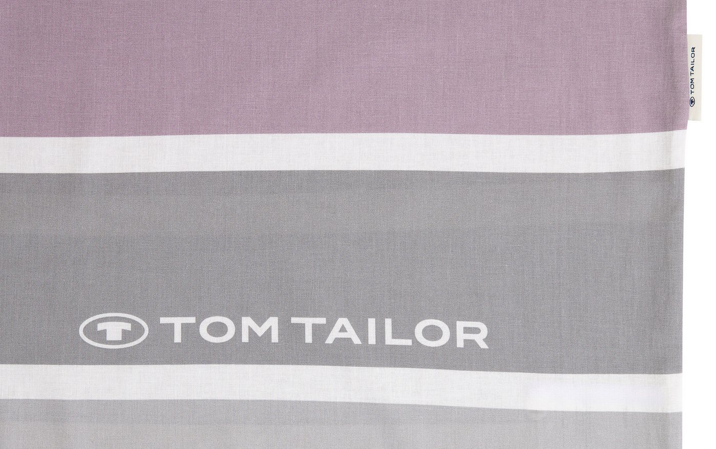 TOM TAILOR HOME Bettwäsche Felix in Gr. 135x200 oder 155x220 cm, Renforcé, 3 teilig, mit GRATIS-Zugabe: Gästehandtuch (100% Baumwolle), mit Reißverschluss – Bild 5 von 5