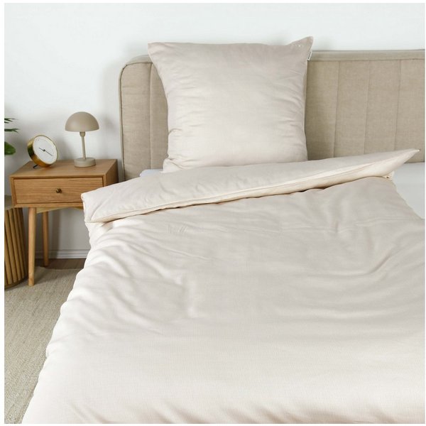 TOM TAILOR HOME Bettwäsche FINE STRIPES, Satin, 2 teilig, new bedroom, gewebtes Label