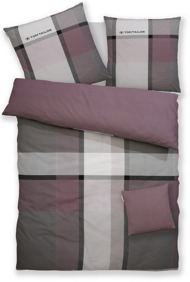 TOM TAILOR HOME Bettwäsche Lenny, Renforcé, 3 teilig, mit GRATIS-Zugabe: Kissenhülle 1tlg., in Biber und Renforcé erhältlich – Bild 2 von 5